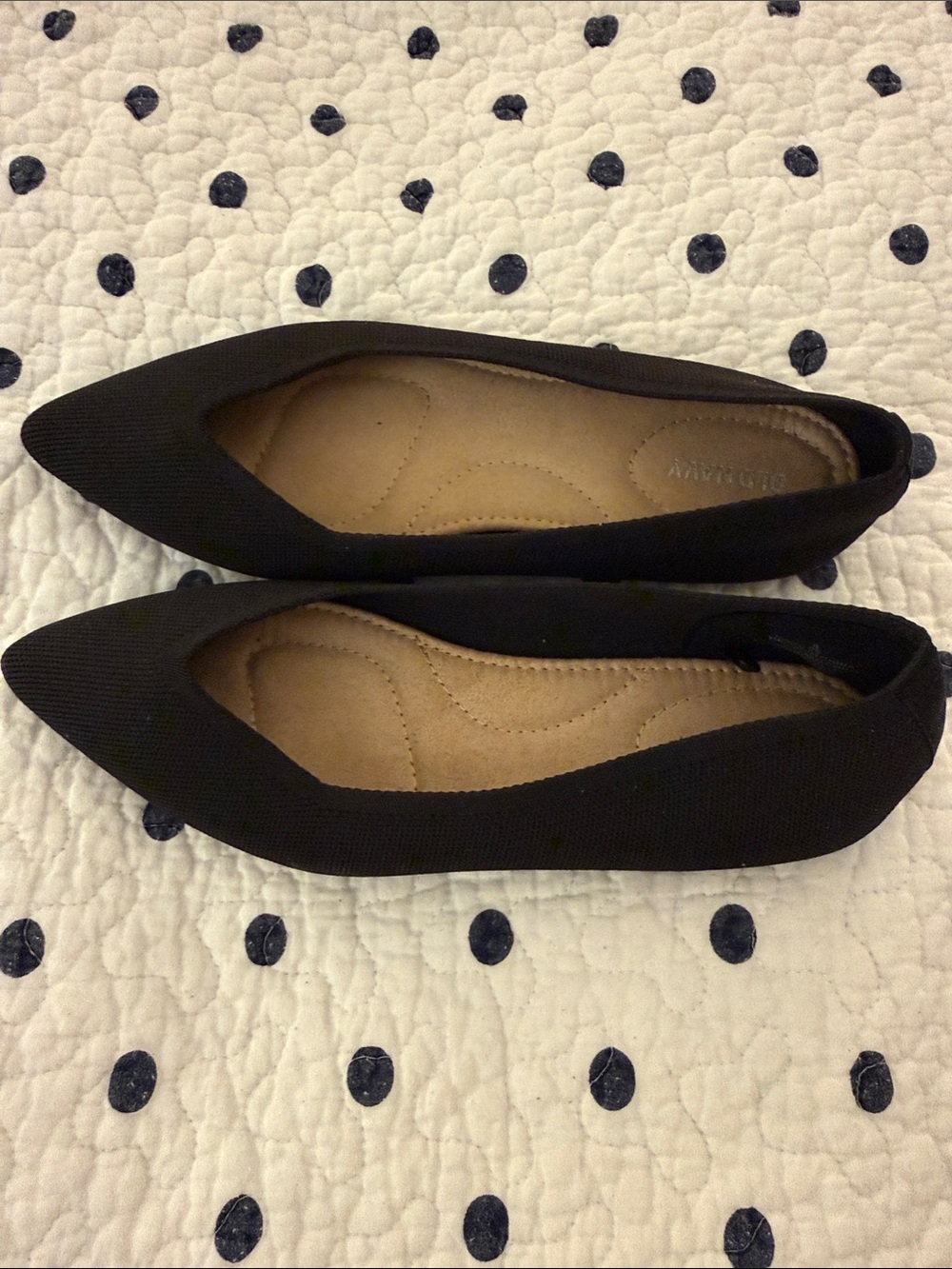 Black Pointed Toe Women's Flats old Navy 8